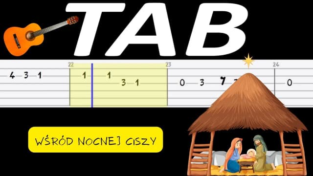 Wśród nocnej ciszy chwyty na gitarę – zagraj kolędę łatwo i szybko Wśród nocnej ciszy chwyty na gitarę – zagraj kolędę łatwo i szybko